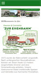 Mobile Screenshot of pension-zur-eisenbahn.de